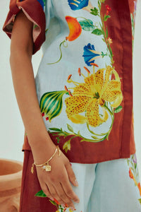Alemais - Dahlia Floral Linen Shirt
