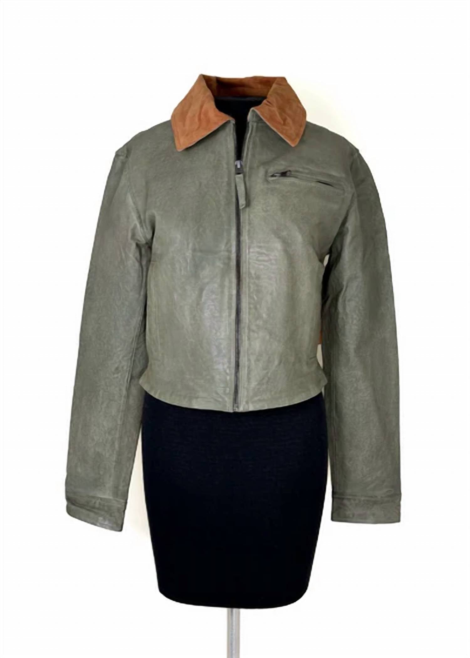 Jakett - Women's Moira Wrinkled Leather Jacket