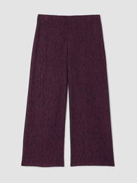Eileen Fisher - Women's High Waist Wide Ankle Pants