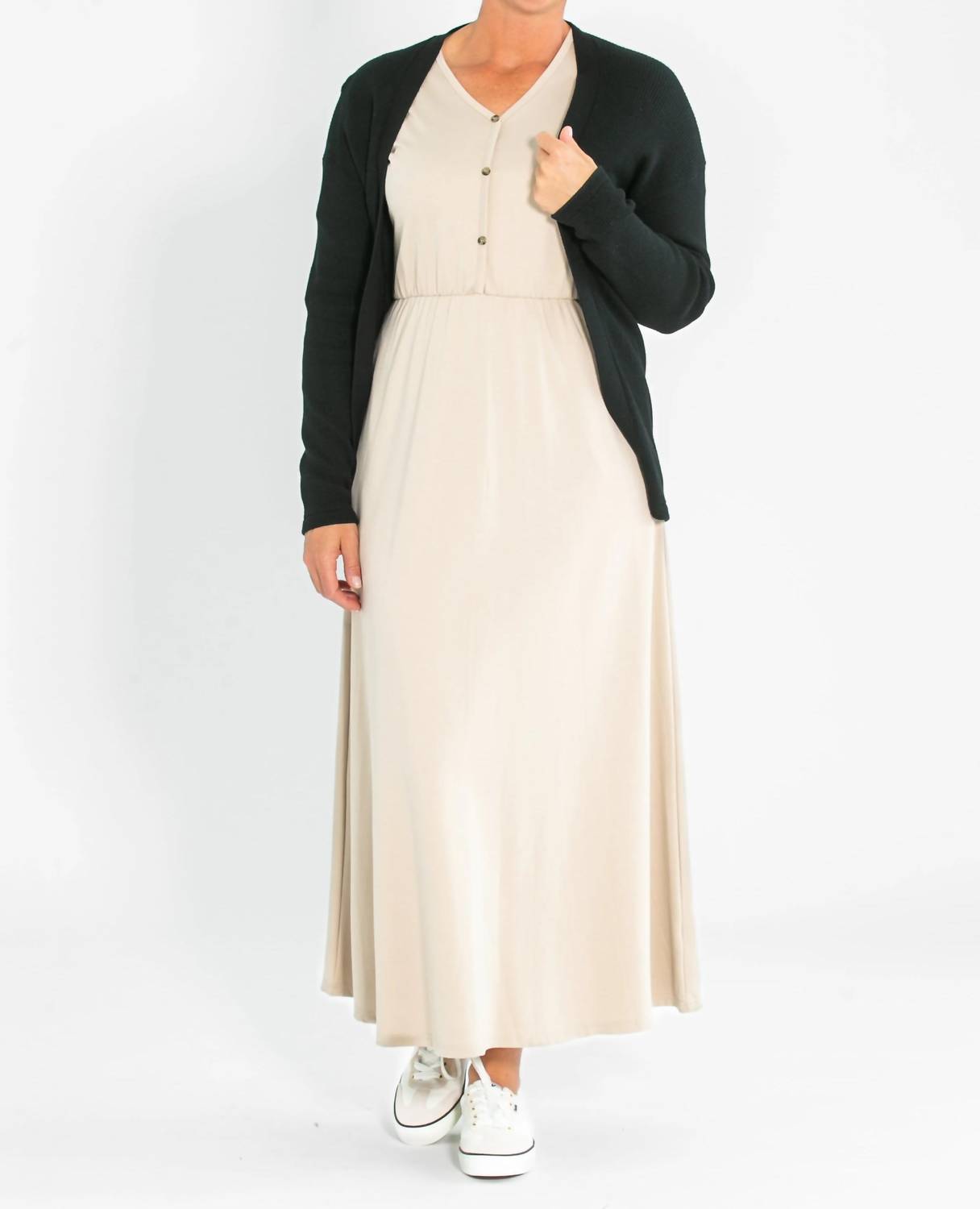 Inherit Clothing Company - Essential Waffle Knit Cardigan - Plus