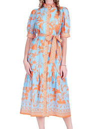 Jade - Placket Midi Dress