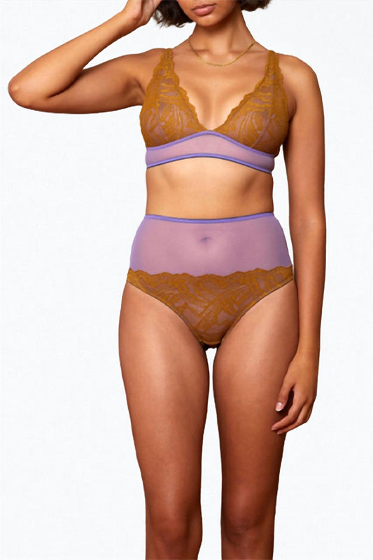 KARLA LACE HIGH APEX TRIANGLE BRA