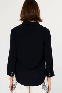 Current Air - Silky Button Down Blouse