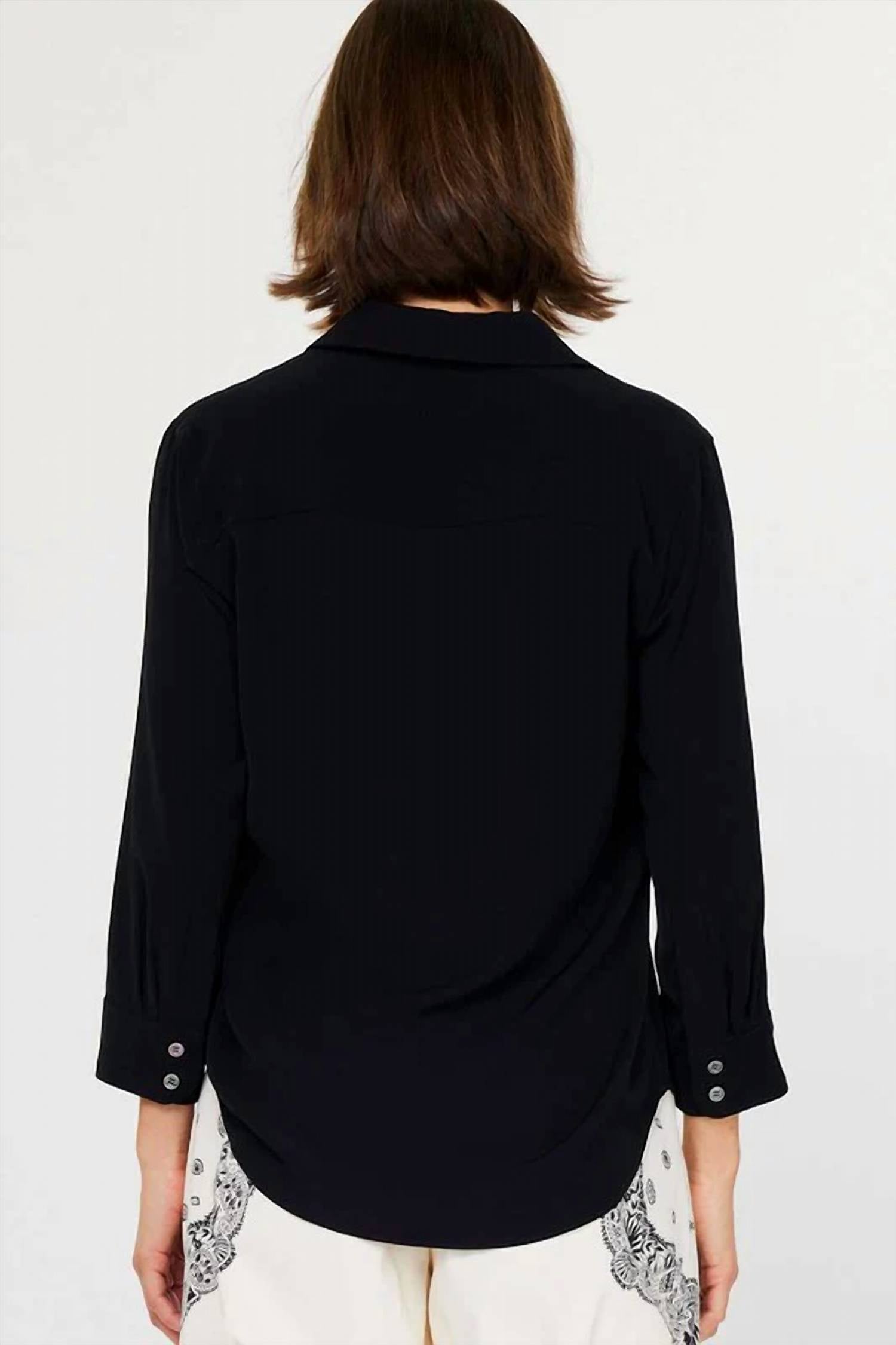 Current Air - Silky Button Down Blouse