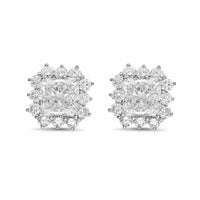 Diana M Jewels - Women's Radiant Lab-Grown Diamond Stud Earrings (10.00 Ct TCW) - Bold