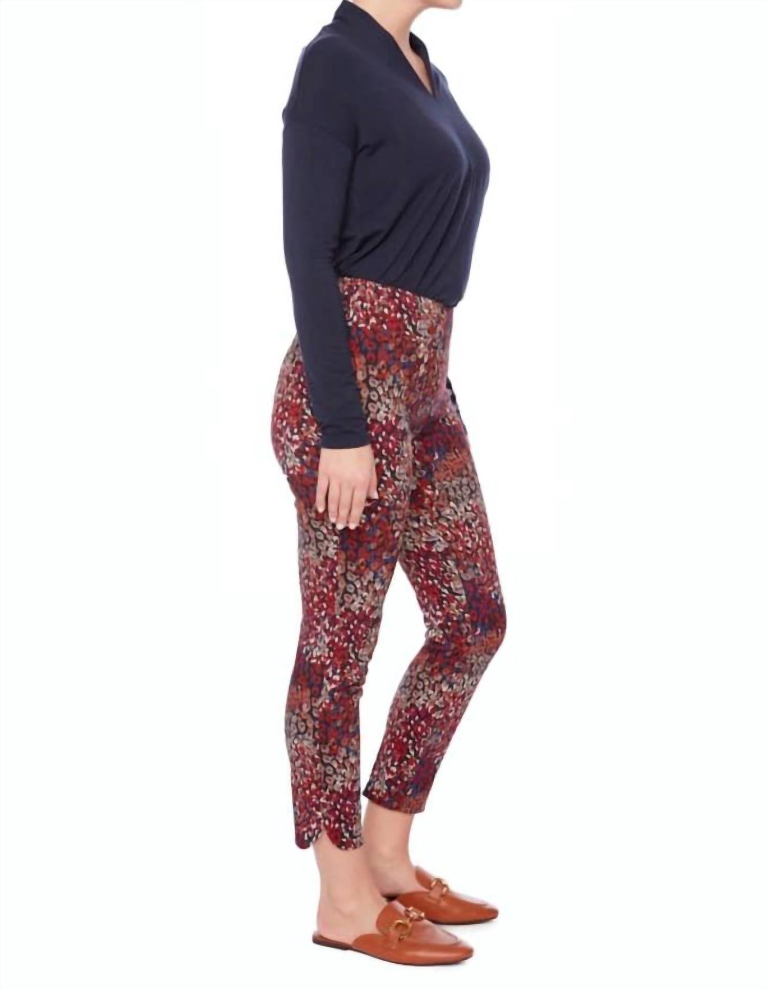 Up! - 28" Techno Petal Ankle Pants