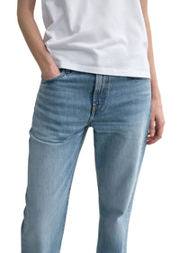 TOTEME Low Straight Jeans in true vintage - women's jeans - view 4