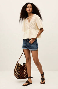 Ba&Sh - Salvi V Neck Blouse