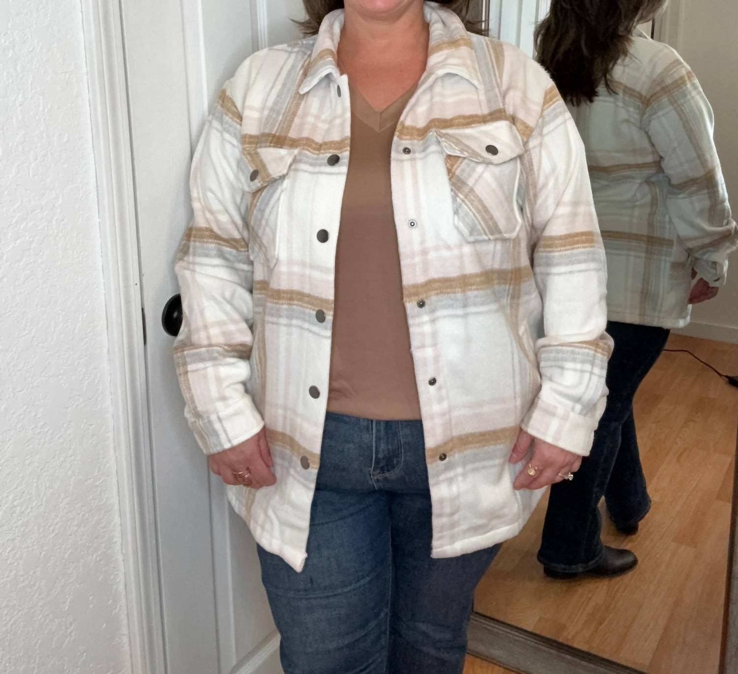 Michelle Mae - Norah Plaid Shacket
