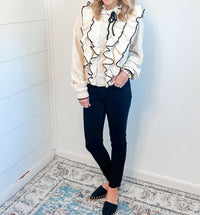 Tipping Ruffle Sweater