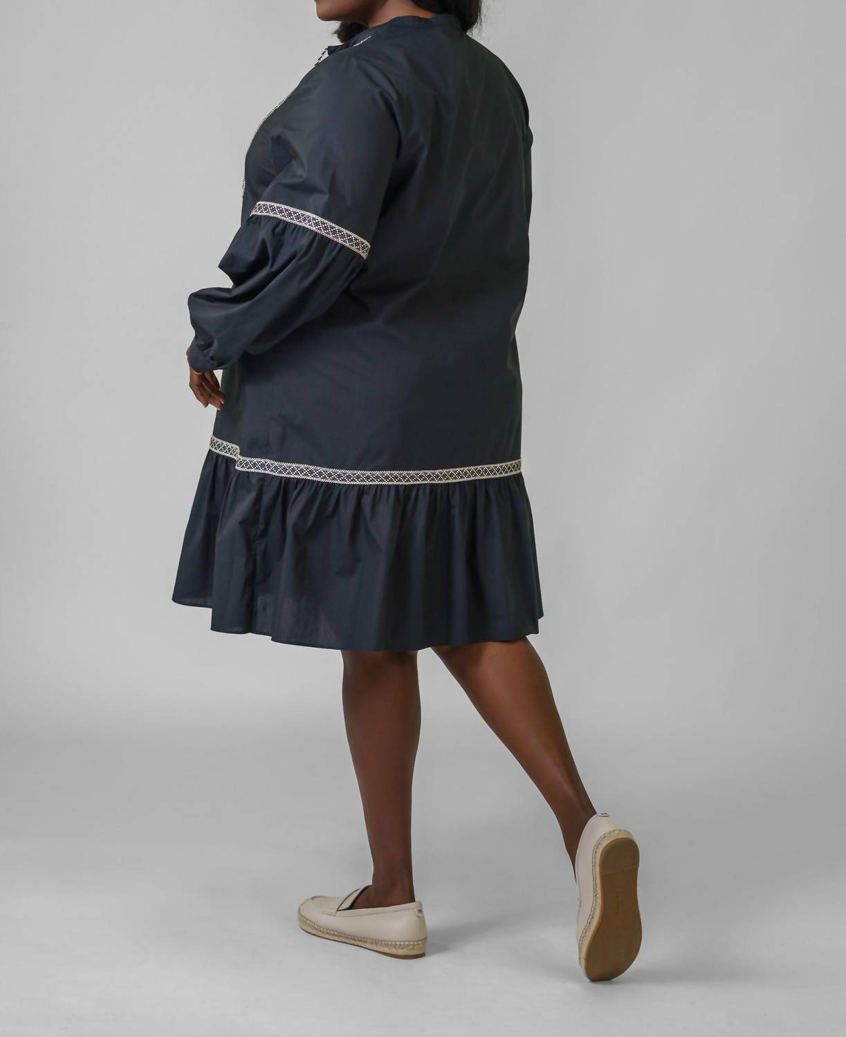 Marie Oliver - Mimi Long Sleeve Mini Dress - Plus