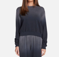 Michael Lauren - Exon Cropped Crewneck Pullover Top