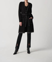 Joseph Ribkoff - Satine Sweater Knit Studded Contour Cover-up