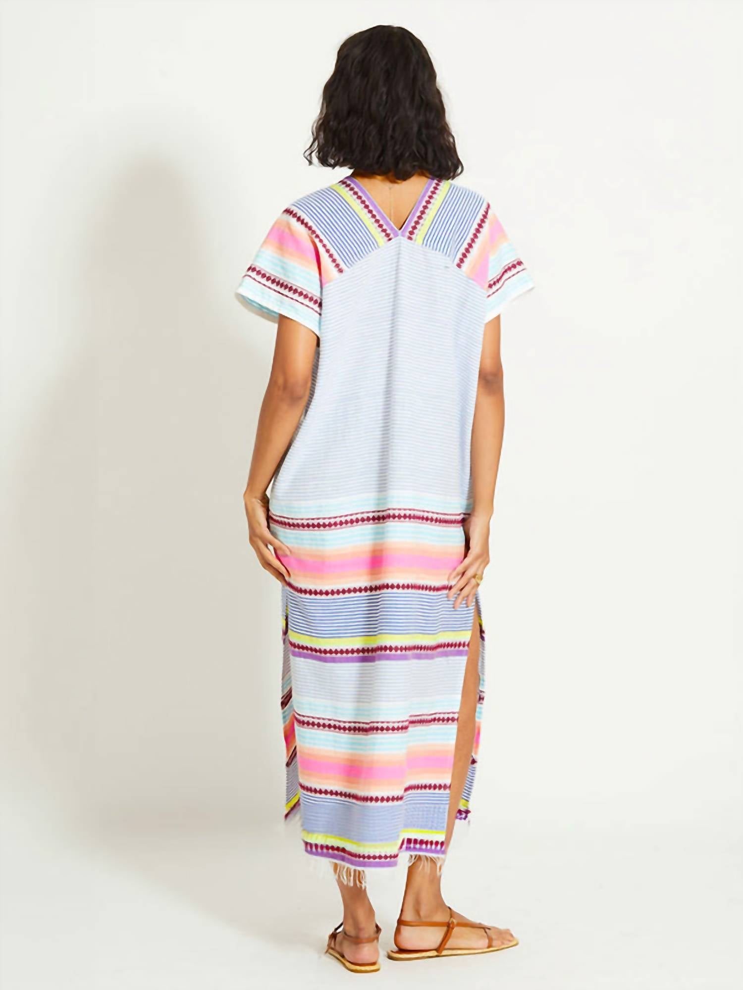 Lemlem - Gasira V Neck Caftan