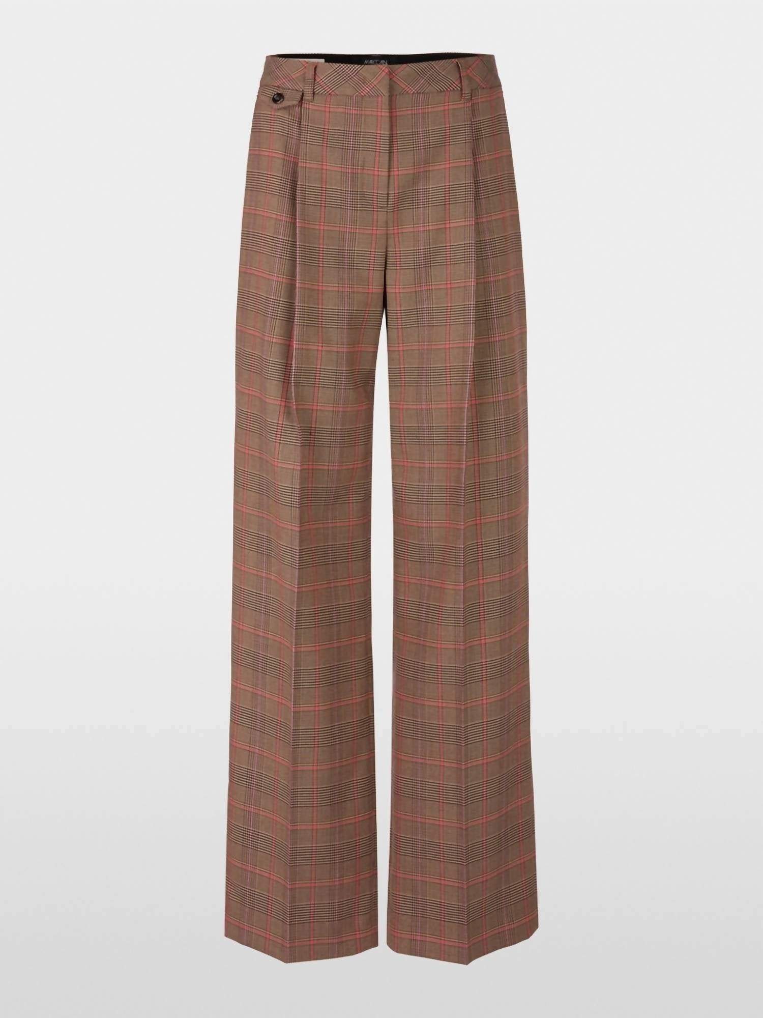 Marc Cain - WASCO Wide Plaid Trouser