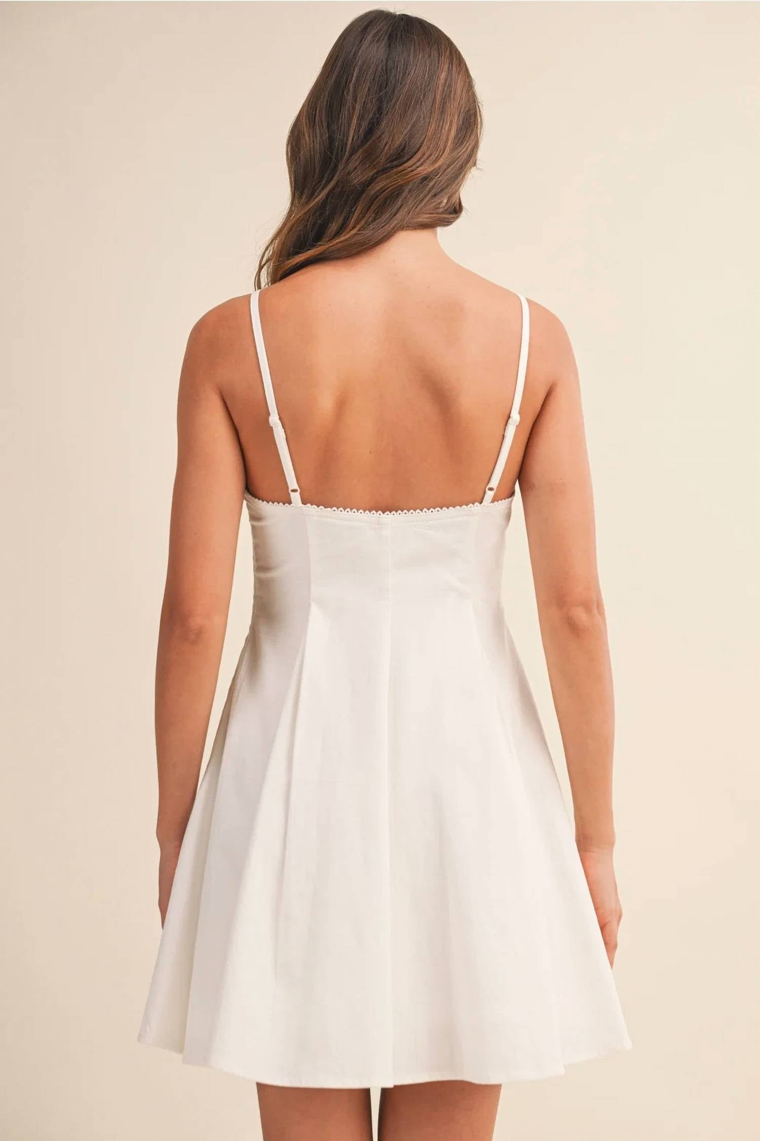 Klesis - Wynn Strech Woven Picot Lace Mini Dress