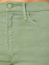 Mother - High Waisted Rider Ankle Fray Jeans