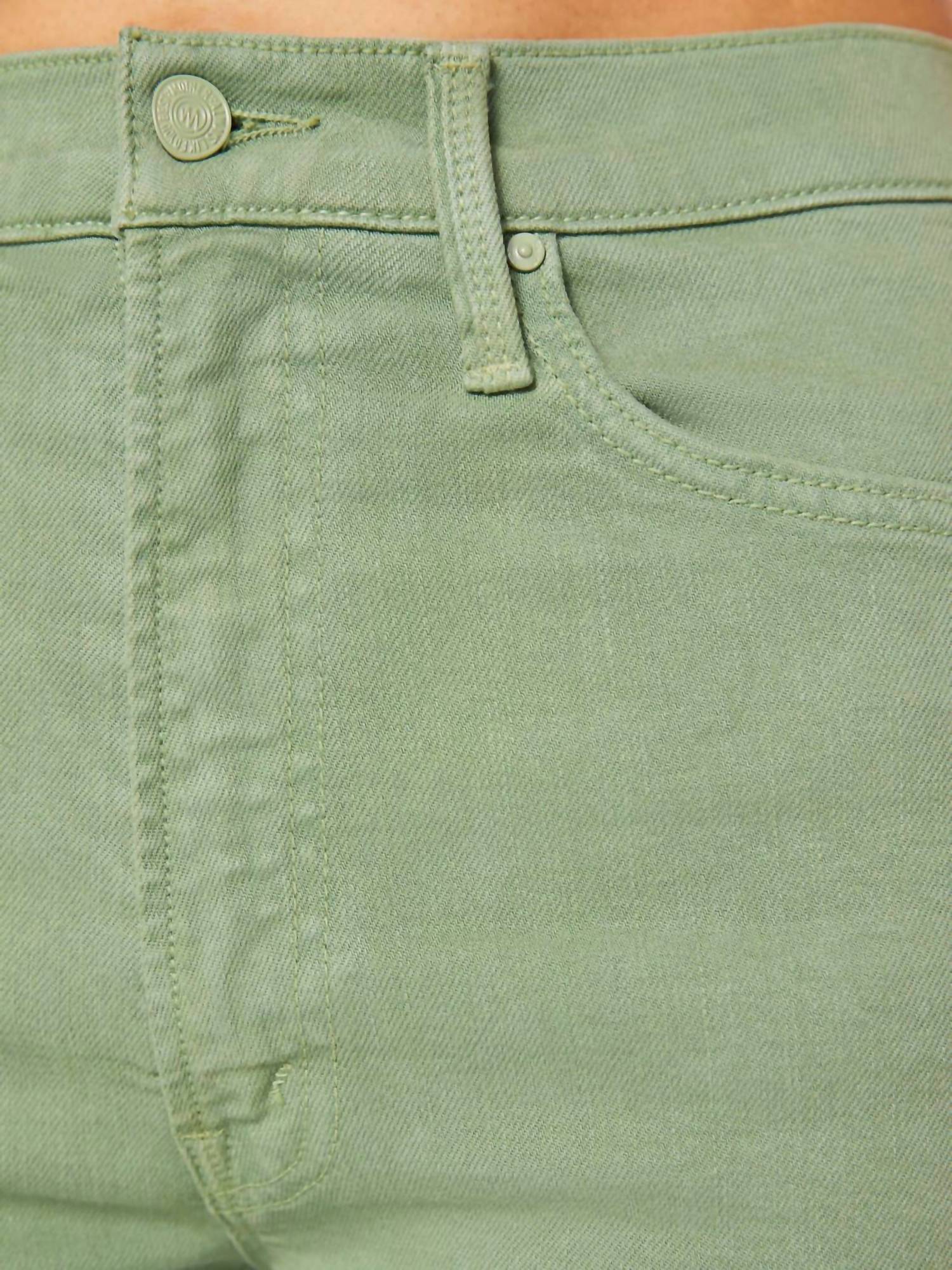 Mother - High Waisted Rider Ankle Fray Jeans
