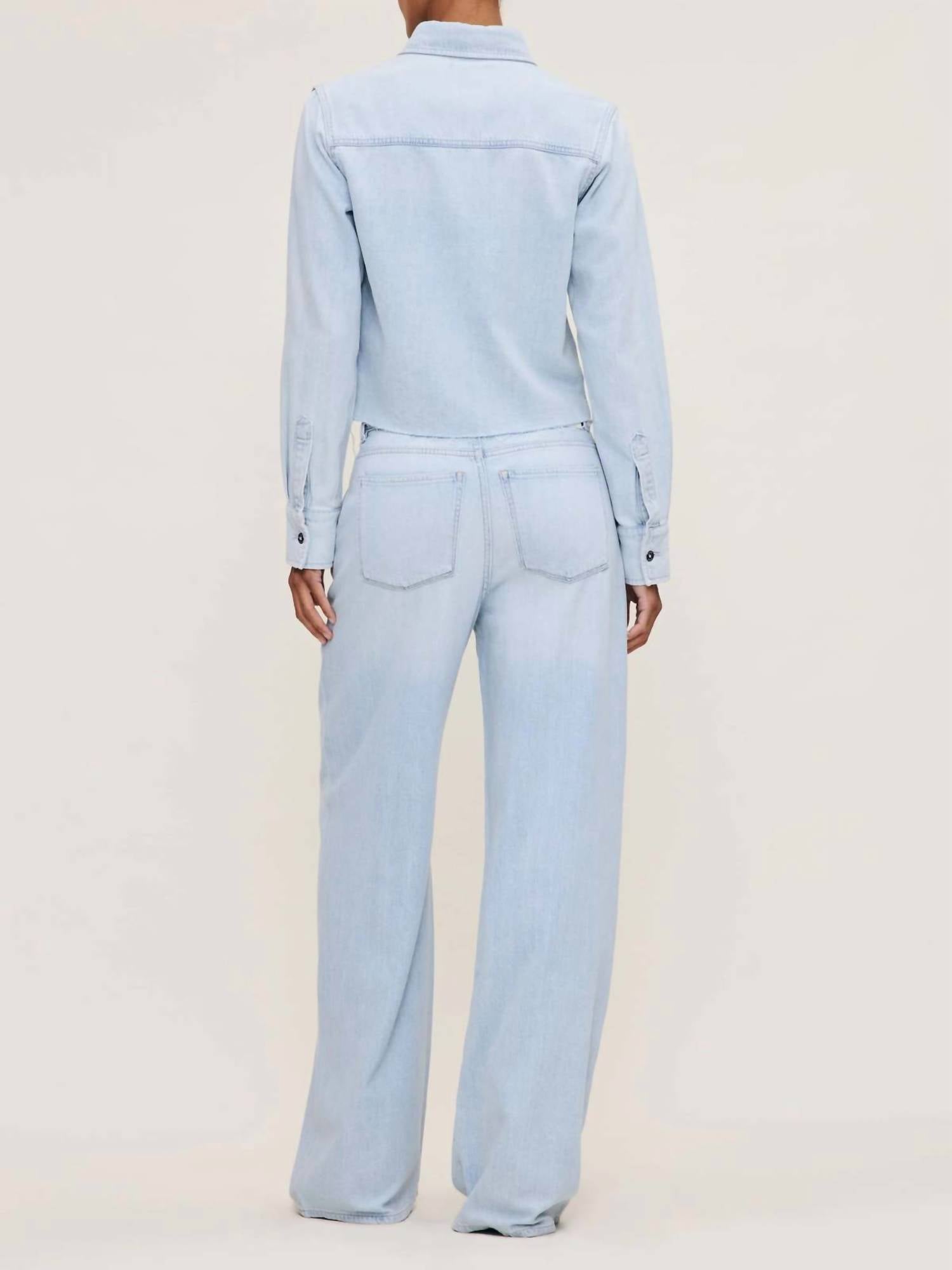 Dl1961 - Women'S - Montauk Long Sleeve Lightweight Denim Shirt