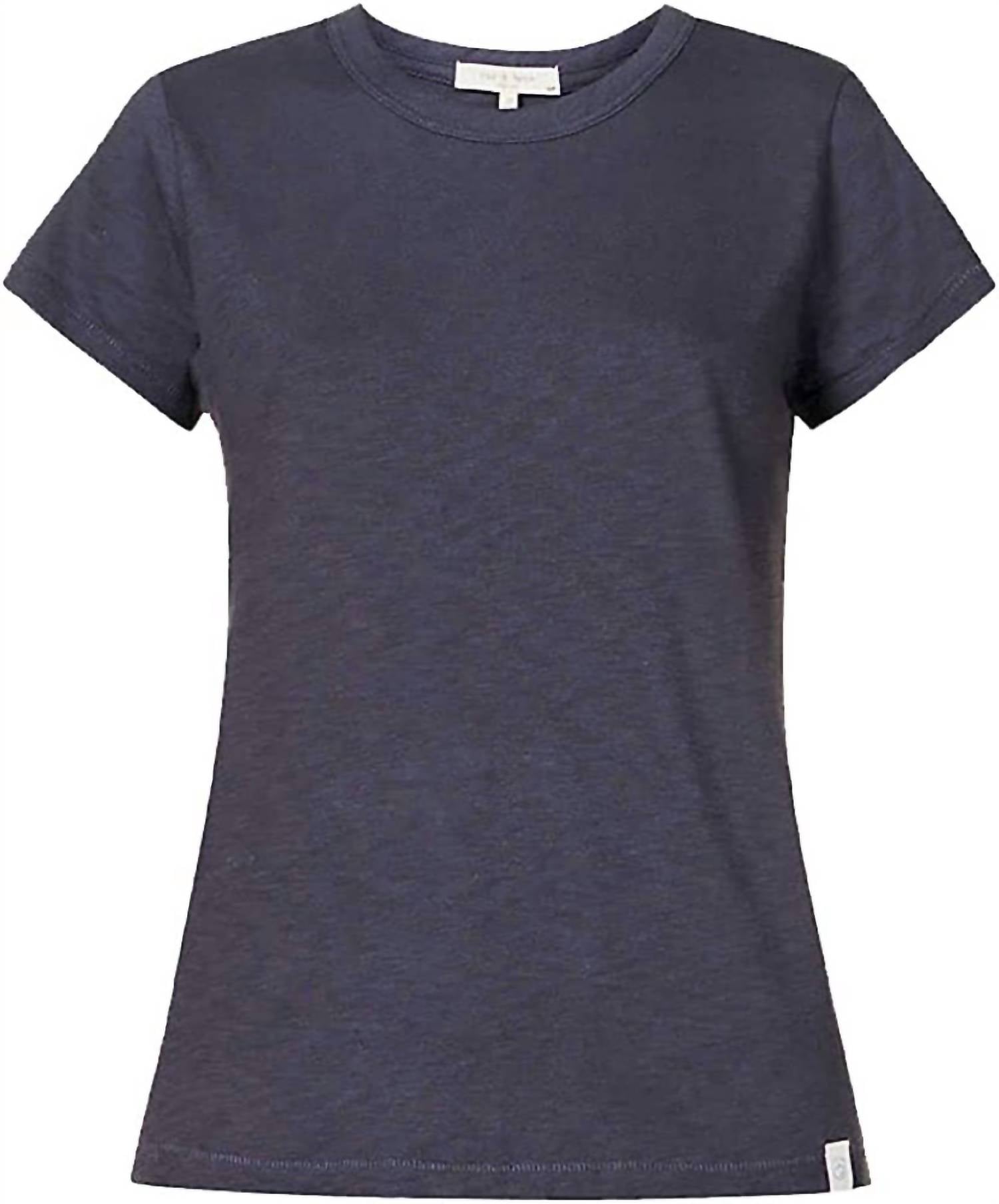 Short Sleeve Cotton Slub Tee