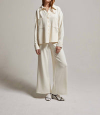 Asher - Cassie Interlock Wide Leg Pants