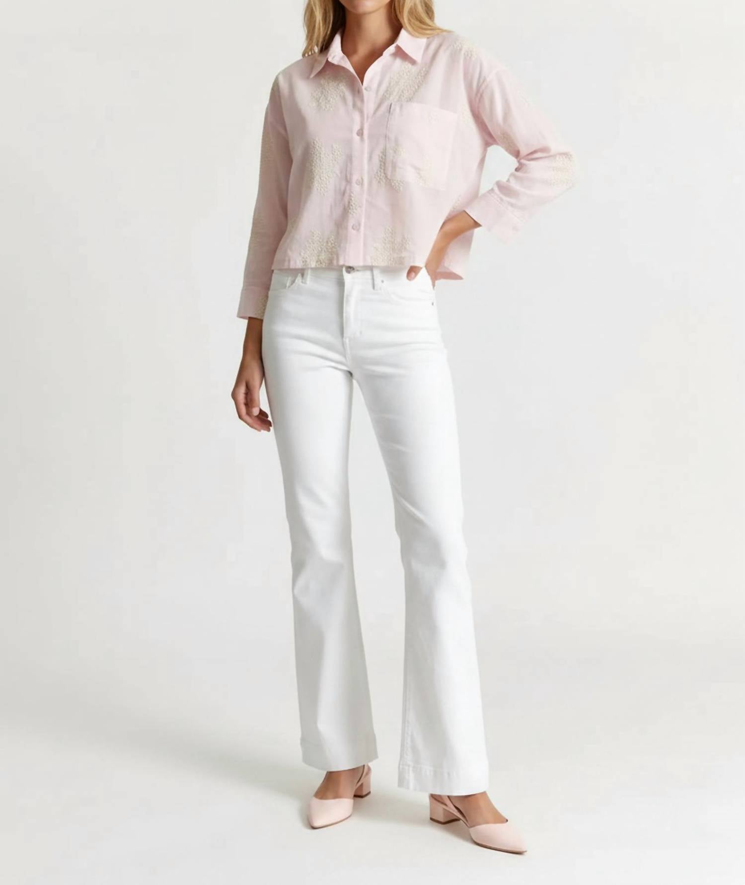 Design History - Lotus Embroidered Shirt