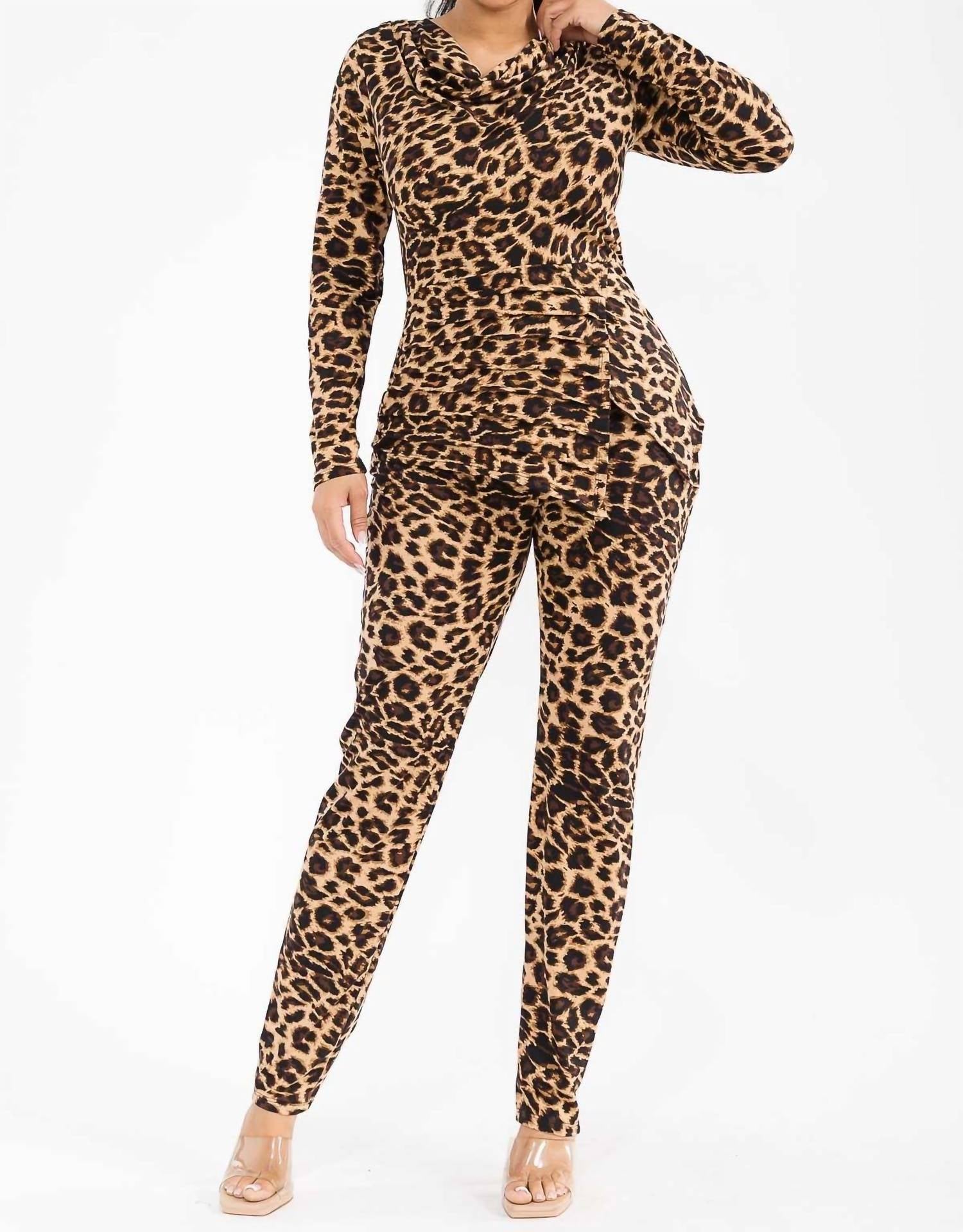 Karen T Design - Cheetah Print Two Piece Set