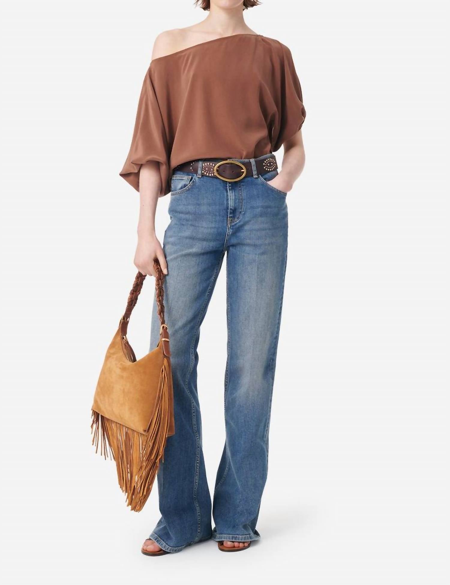 Vanessabruno - Gul Asymmetrical Silk Blouse