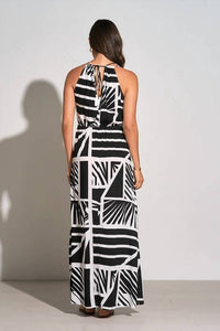 Elan - V Neck Maxi Dress