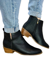 Corkys Footwear - Women's Half n Half Black Boots