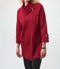 Joseph Ribkoff - Asymmetrical Collared Jacket