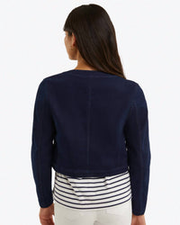 Draper James - Denim Collarless Jacket