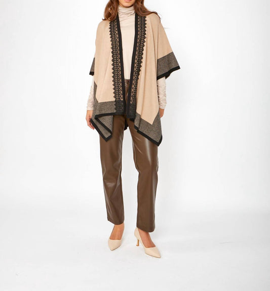 Frank Lyman - Relaxed Fit Sleeveless Poncho