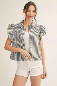 Jodifl - Denim Stripe Vest