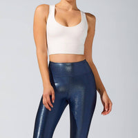 HEROINE SPORT Cross Back Top in white - women's tank top