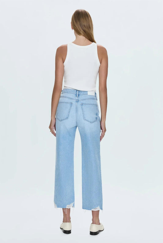 Pistola - Cassie Crop Super High Rise Straight Denim