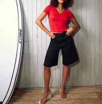 Colorush - Barefoot Drift Rib V Tee