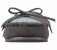 Lamo Women's Alita Slip-on Moccasins in charcoal multi - women's shoe - alternate view