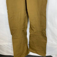 Gsou Snow Men’s Relaxed Fit Snow Bibs With Knee Reinforcements in brown - men's pants - detail view