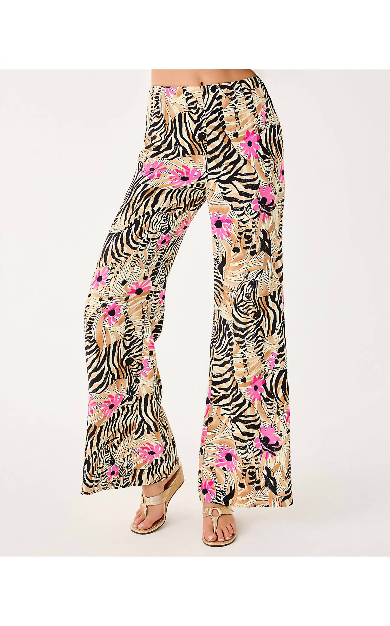 Lilly Pulitzer - Polyanna High Rise Palazzo Pant - 33"