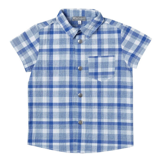 Petit Confection - Boys' Plaid Short-Sleeve Shirt