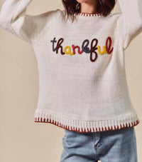 So Me - Thankful Long Sleeves Sweater
