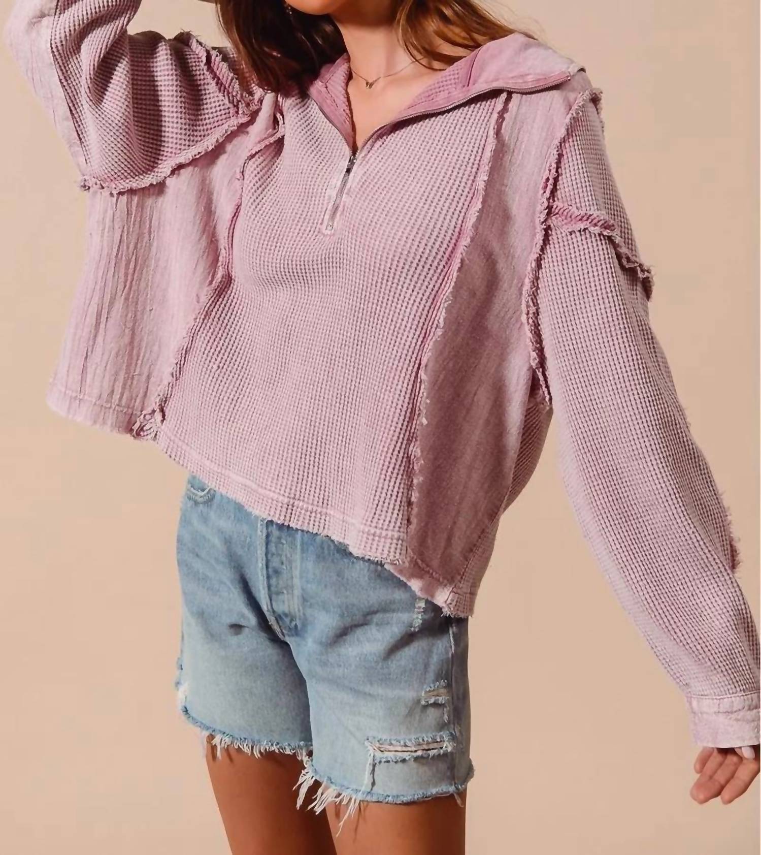 So Me - Lizzie Quarter Zip Sweater