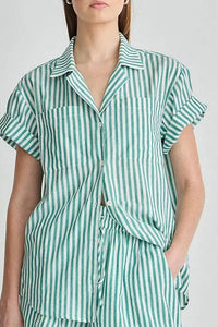 Apiece Apart - Stripe Valenti Button Up Shirt