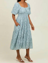 Wishlist - Embroidered Midi Dress