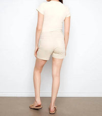 Charlie B - Twill Shorts With Patch Pockets