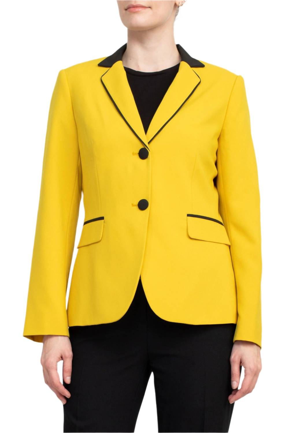 Emily... - Notched Collar Two-piece Set