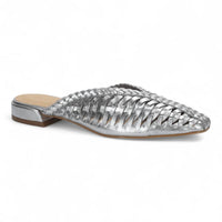 Bruno Menegatti - Women's Woven Leather Slide Mules