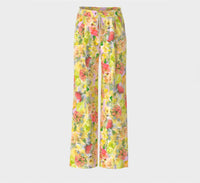 Marc Cain Wedi Floral Pants in pale lemon - women's pants - view 5