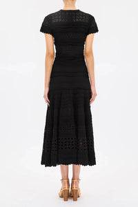 Ulla Johnson - Annisa Eyelet Knit Midi Skirt